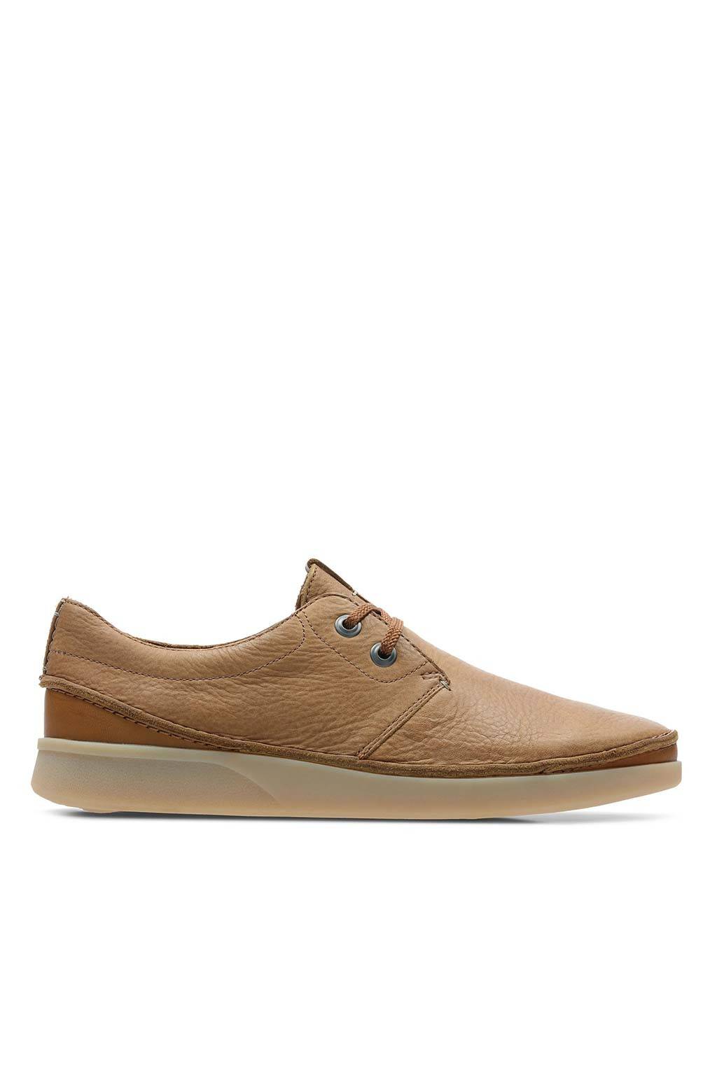 Clarks Oakland Lace Tan leather