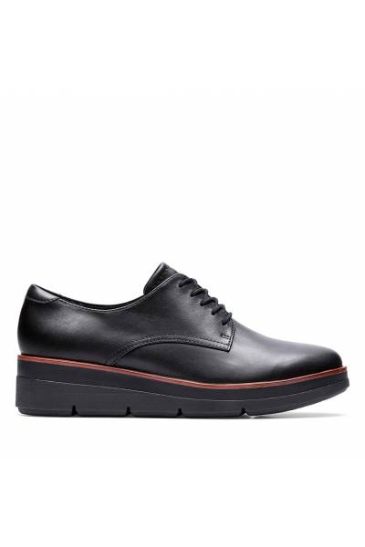 Clarks Shaylin Lace Black Leather