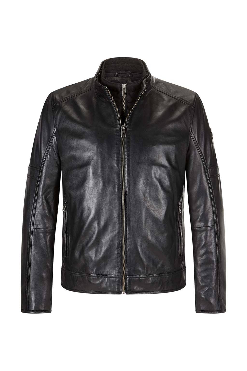 Milestone bender leather jacket - medinapiel.es